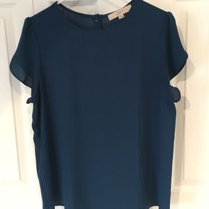 Loft blue blouse. Size: Med. Excellent condition